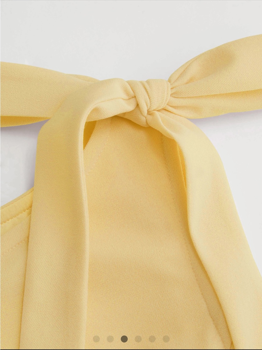 SCULPTURAL BOAT NECK BOWKNOT BUBBLE HEM MINI DRESS - Picture 3 of 9